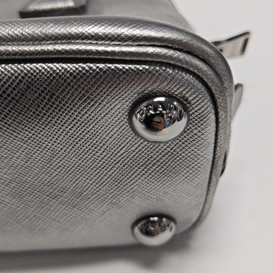 Promenade Mini Calfskin Silver