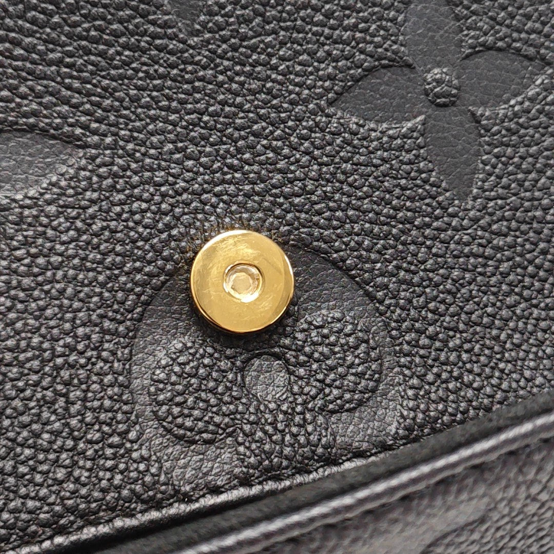 IVY Monogram Calfskin Black