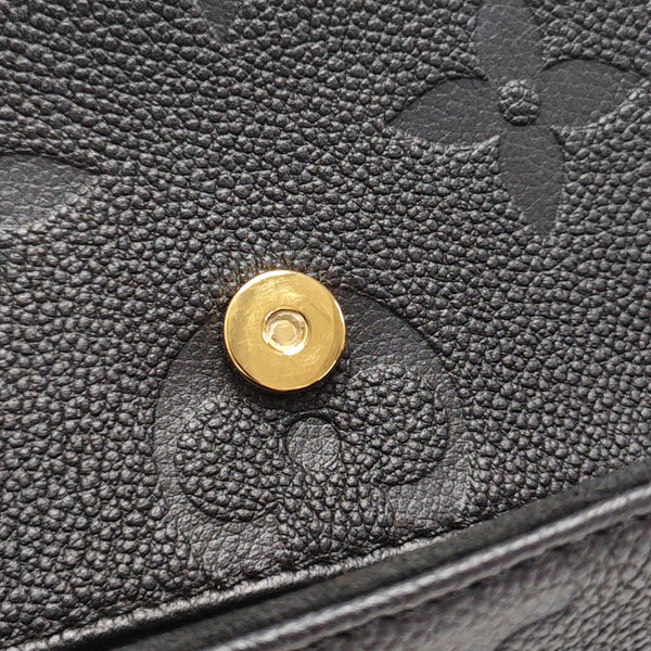 IVY Monogram Calfskin Black