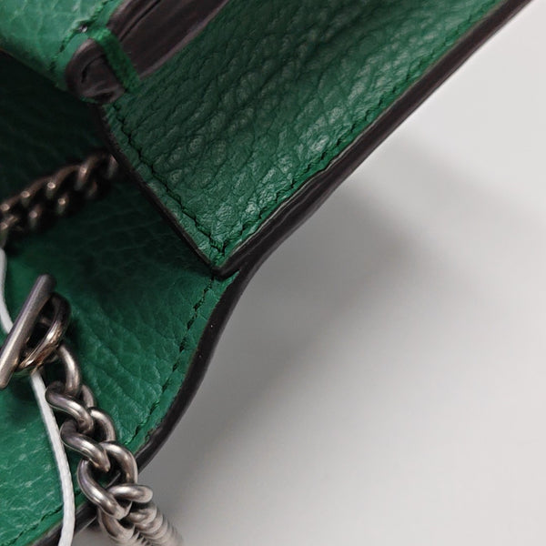 Dionysus Super Mini Calfskin Green