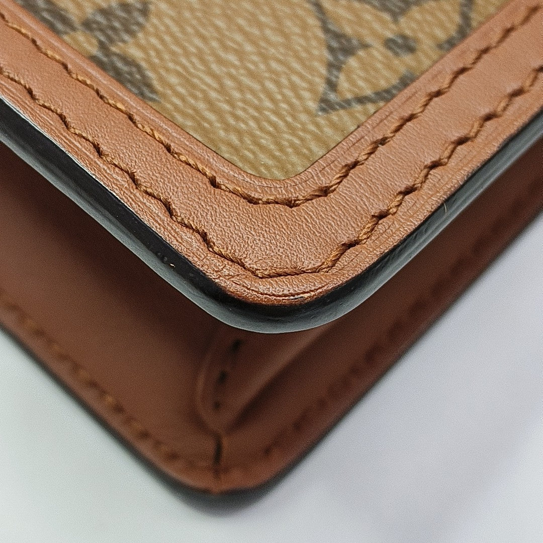 DAUPHINE WOC Monogram Coated Canvas Brown