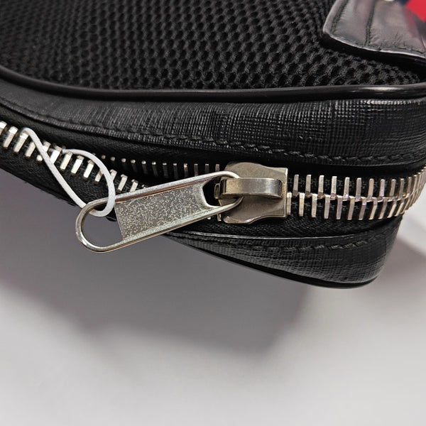 GG Supreme Monogram Coated Canvas Black