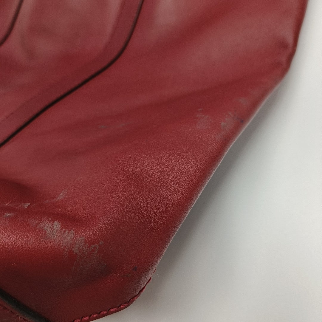 Calfskin Tote Bag Red