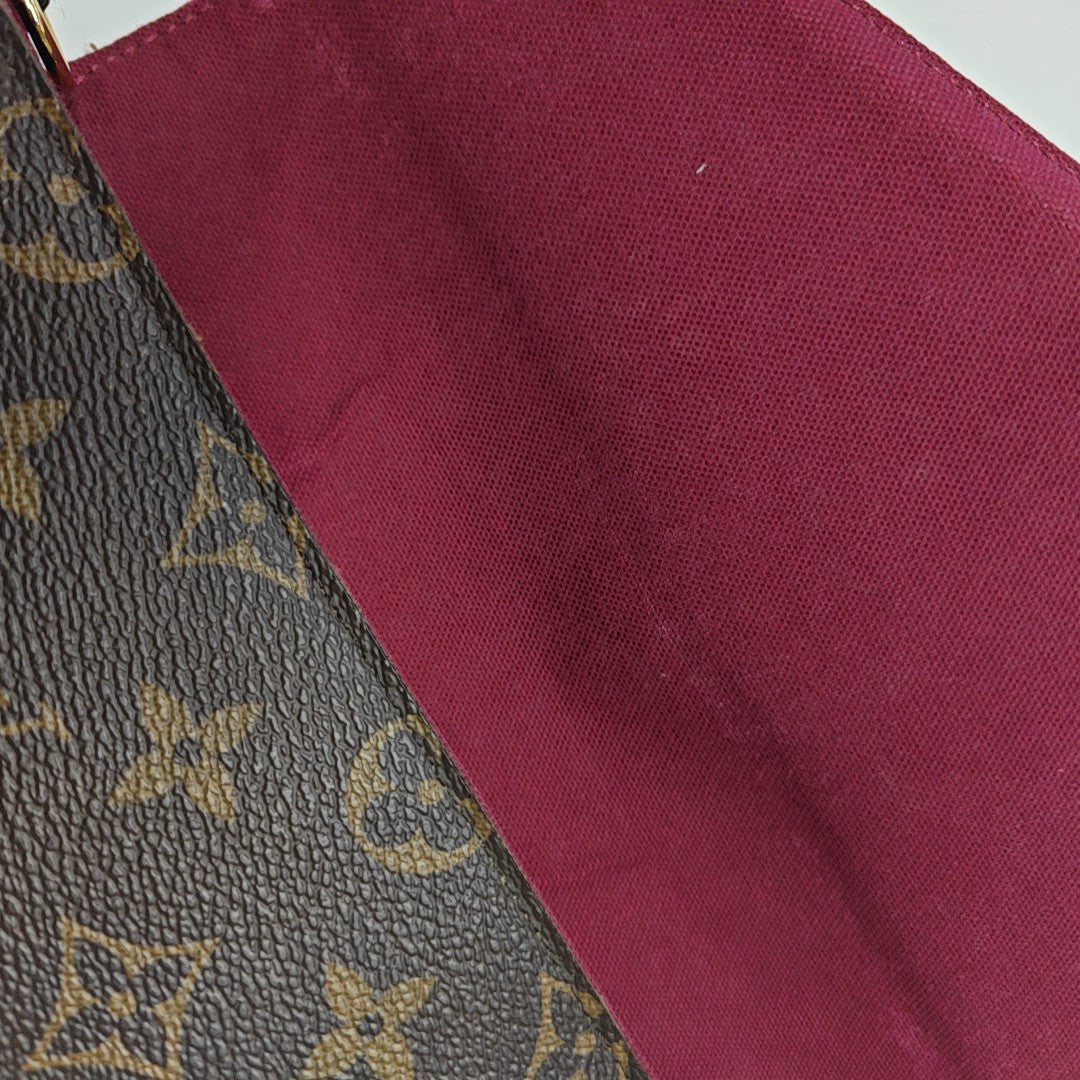 FÉLICIE Monogram Coated Canvas Brown