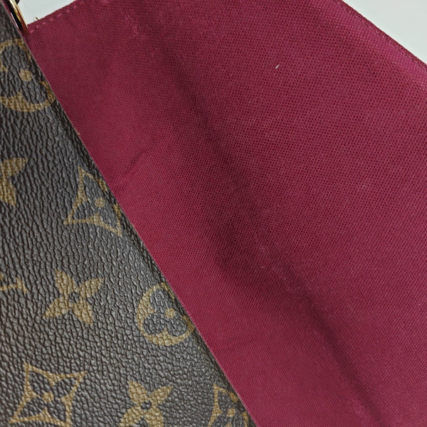 FÉLICIE Monogram Coated Canvas Brown