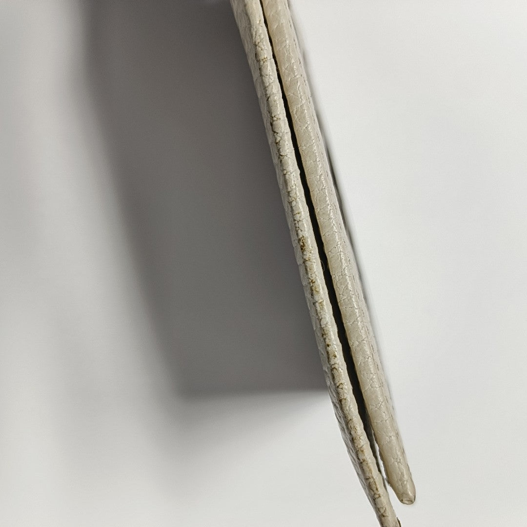 Calfskin Wallet White