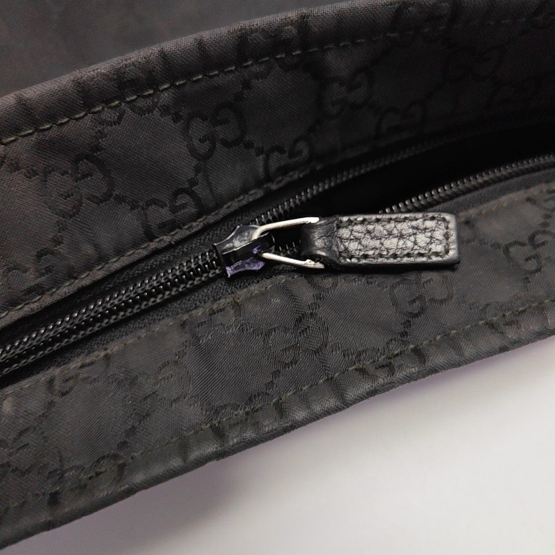 GG Supreme Monogram Nylon Black