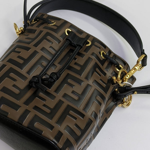 Mon Tresor Mini Monogram Calfskin Brown