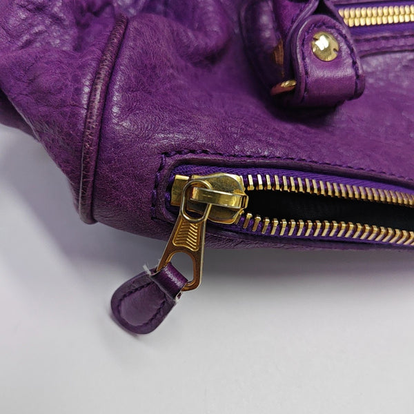 Classic City Mini Lambskin Purple
