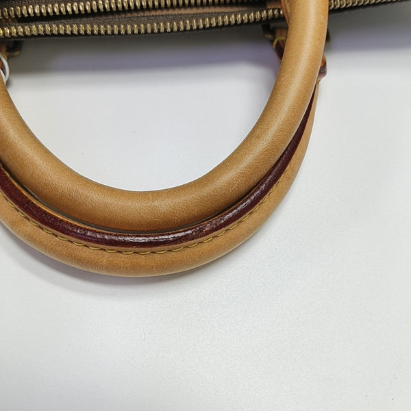SPEEDY 30 Monogram Coated Canvas Brown