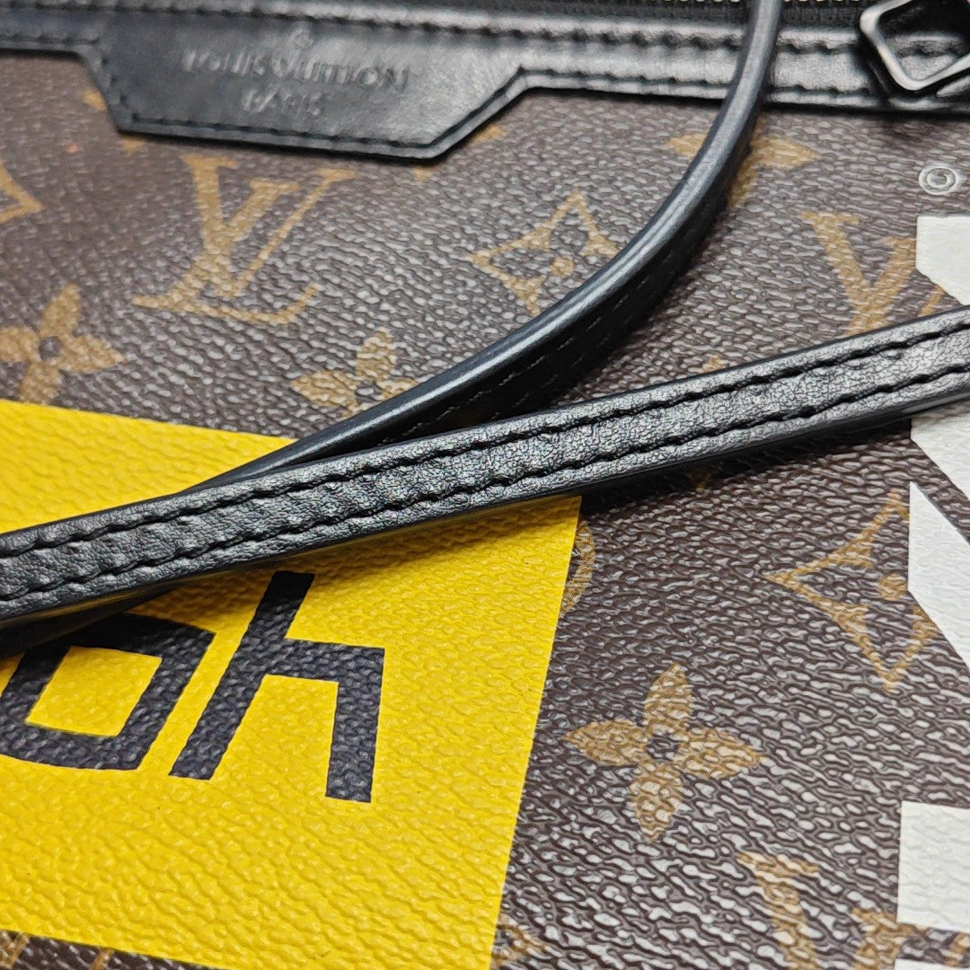 FLAT Monogram Coated Canvas Brown