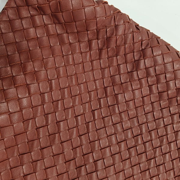 Calfskin Top Handle Bag Red