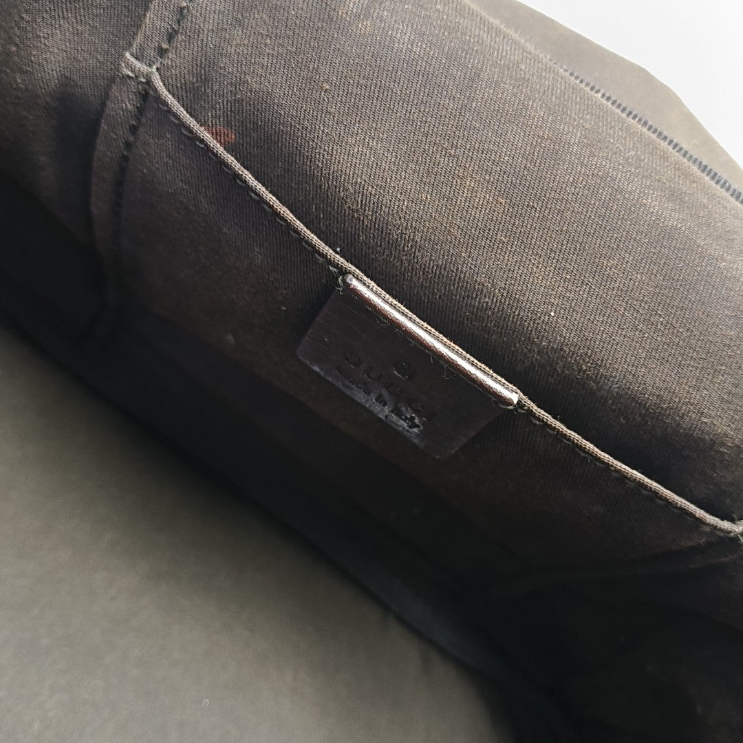 Monogram Coated Canvas Top Handle Bag Beige
