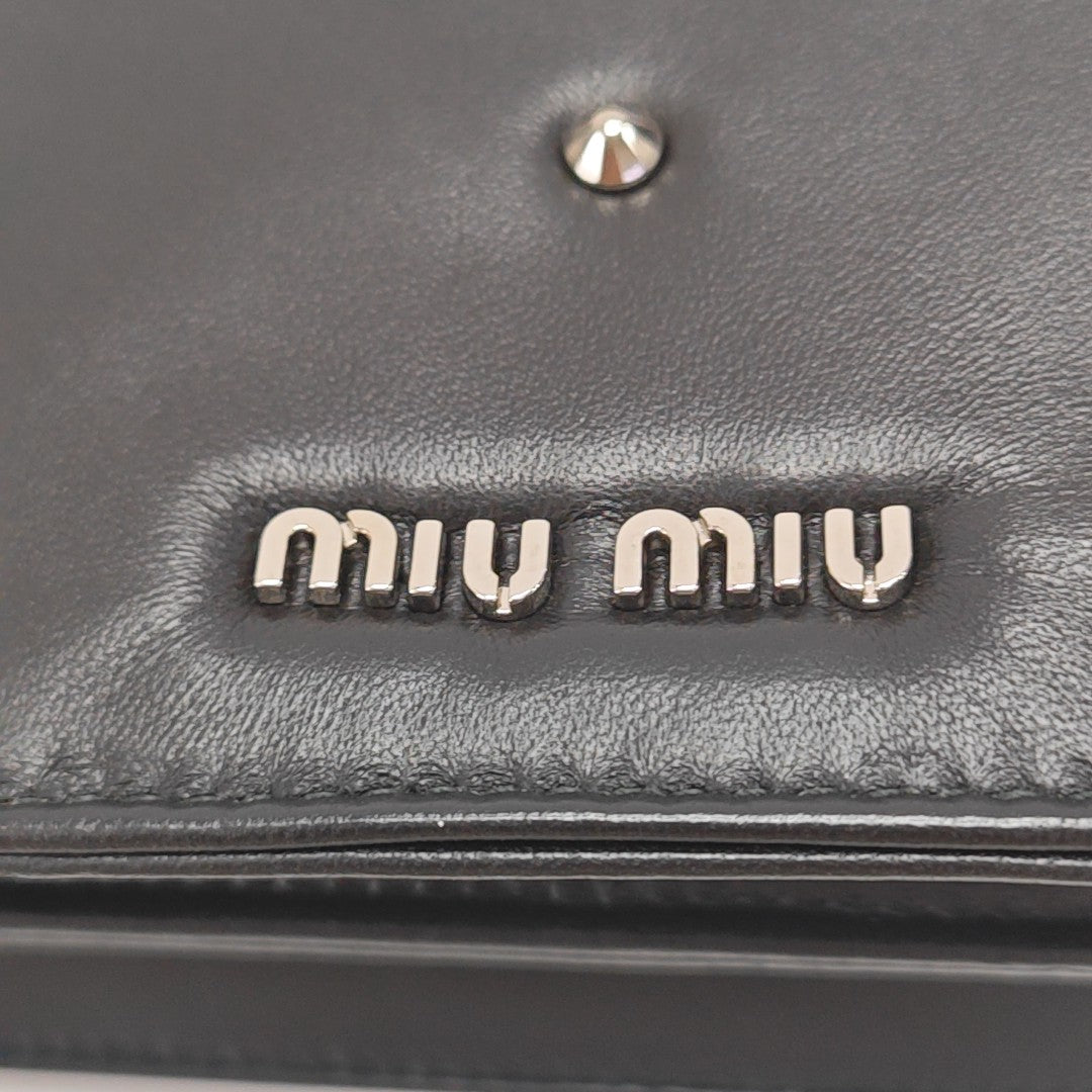 Lambskin Shoulder Bag Black