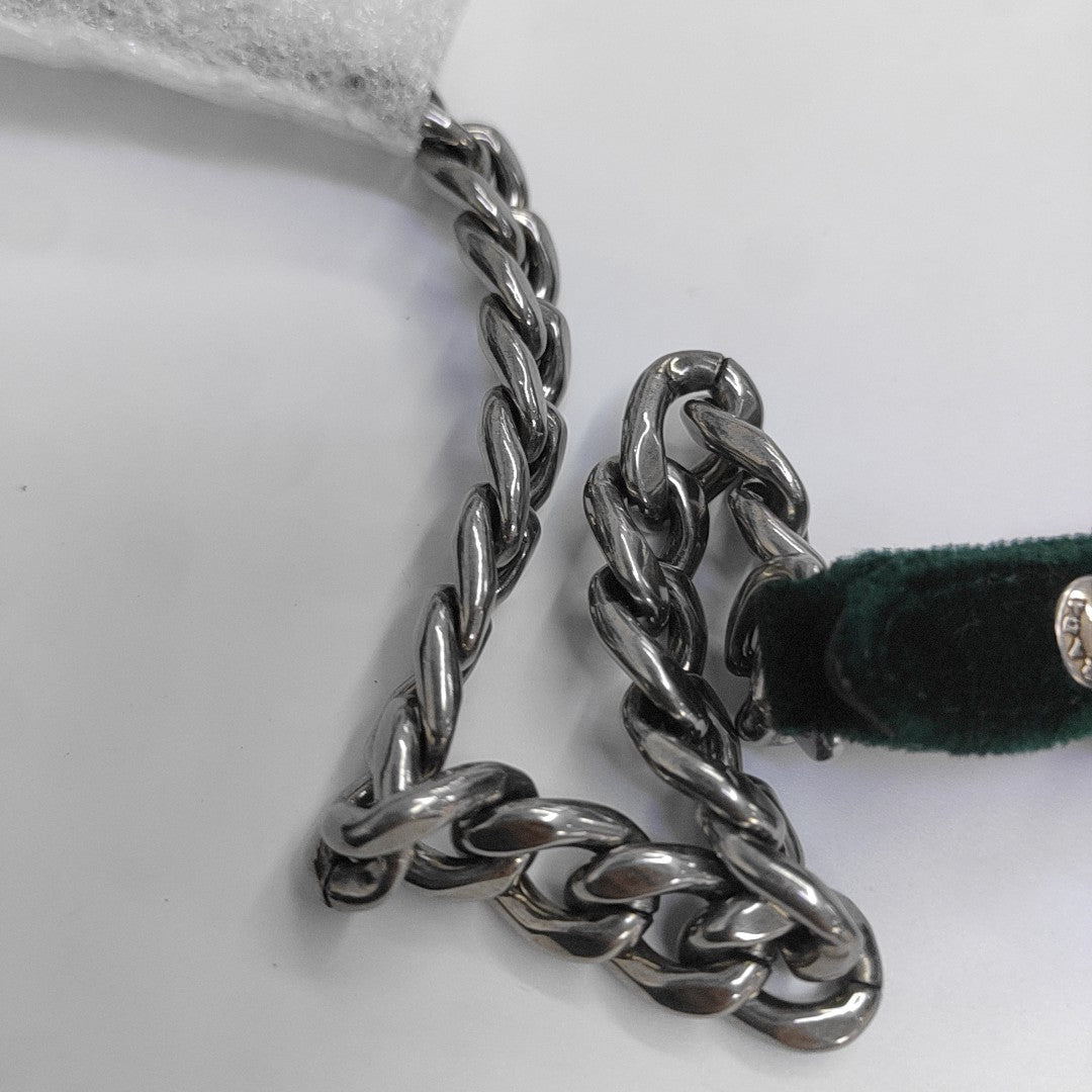 Velvet Shoulder Bag Green