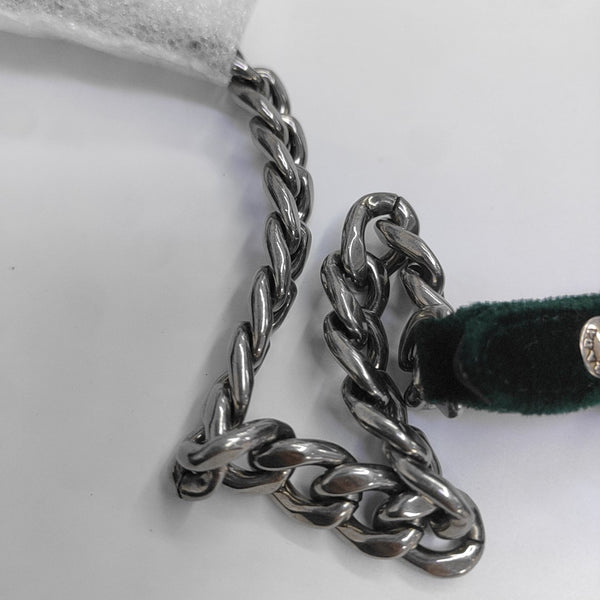 Velvet Shoulder Bag Green