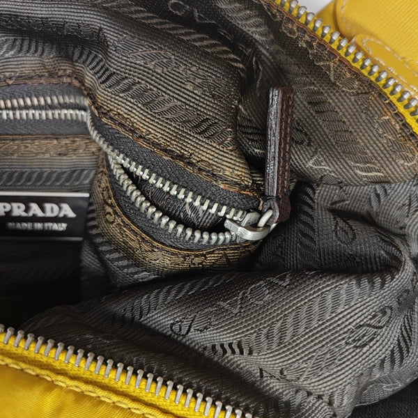 Nylon Shoulder Bag Yellow