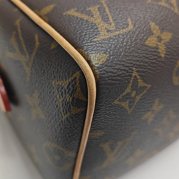 SPEEDY 20 Monogram Coated Canvas Brown