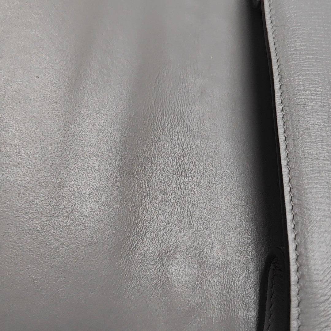 Calfskin Shoulder Bag Gray
