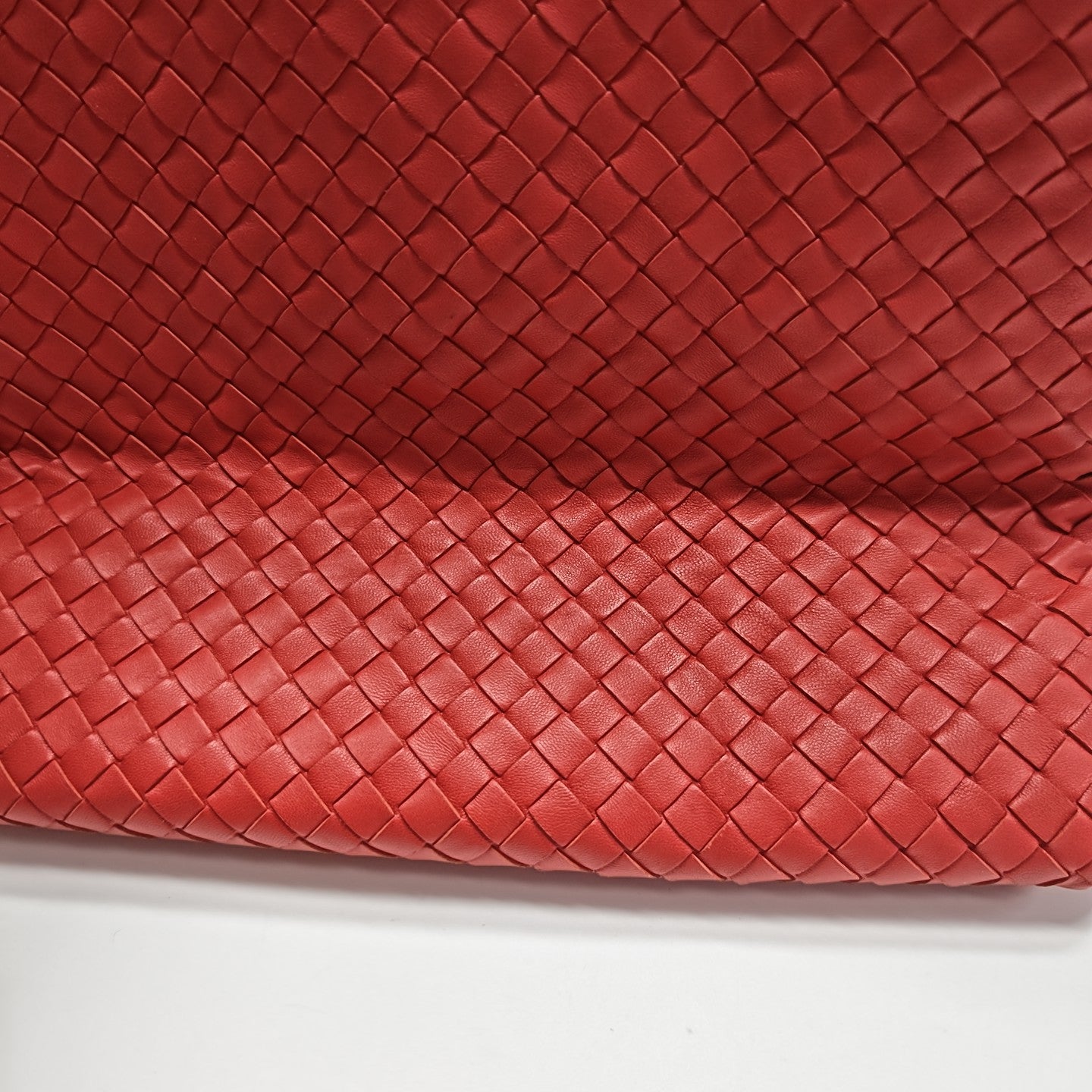 Lambskin Tote Bag Red