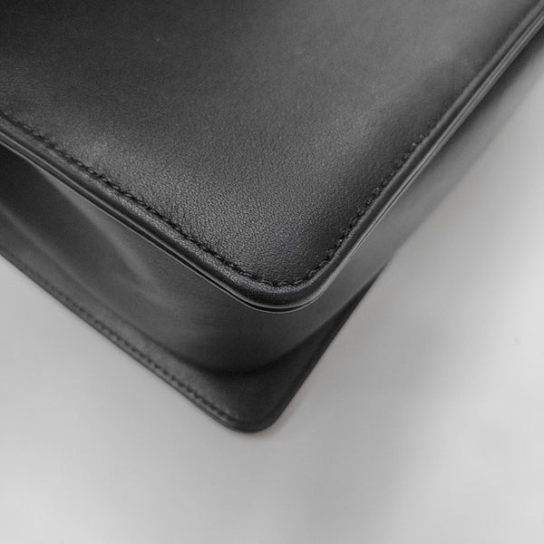 BOY CHANEL Large Quilted Calfskin Black