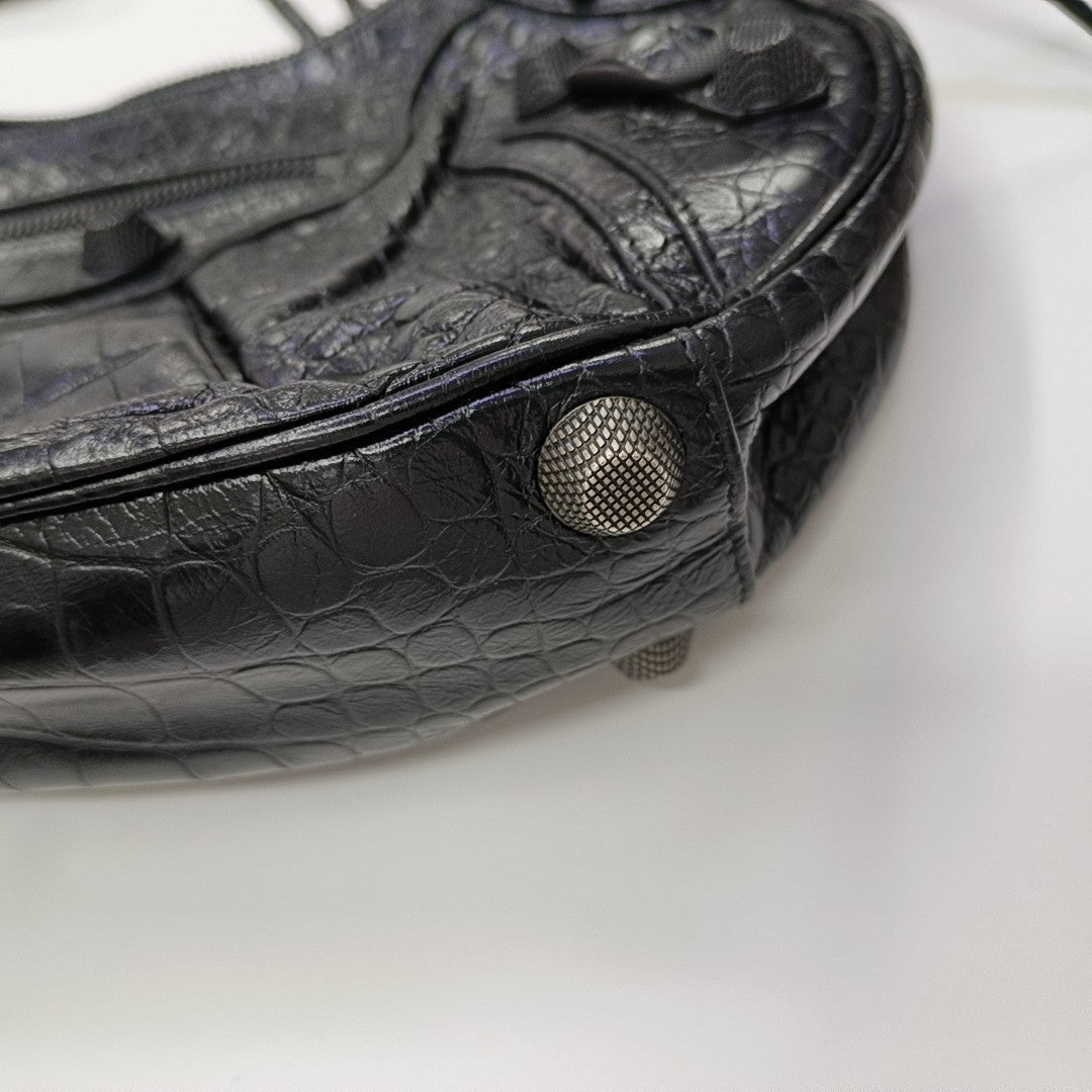 Le Cagole Mini Calfskin Black