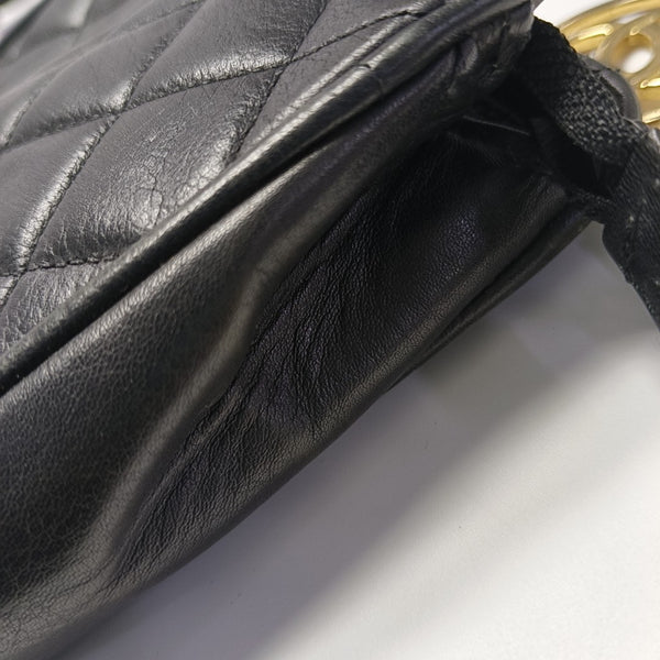 Quilted Calfskin Clutch Black