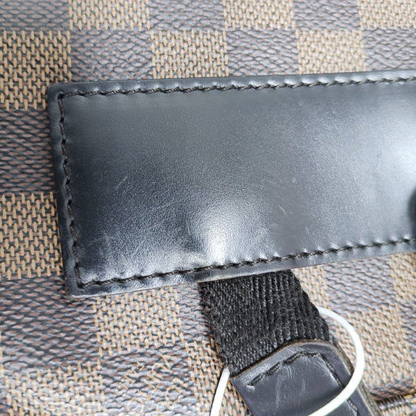 JAKE Damier Ebene Coated Canvas Brown