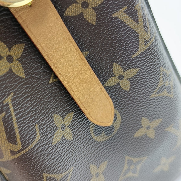 MONTAIGNE Monogram Coated Canvas Brown