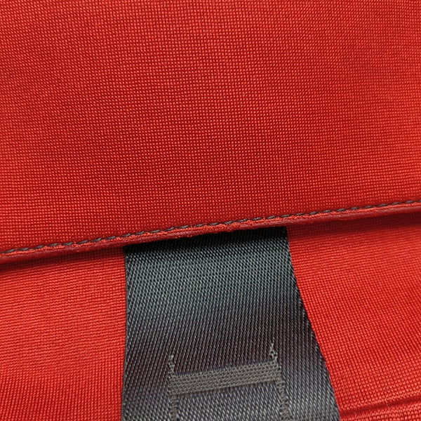 Fabric Shoulder Bag Red
