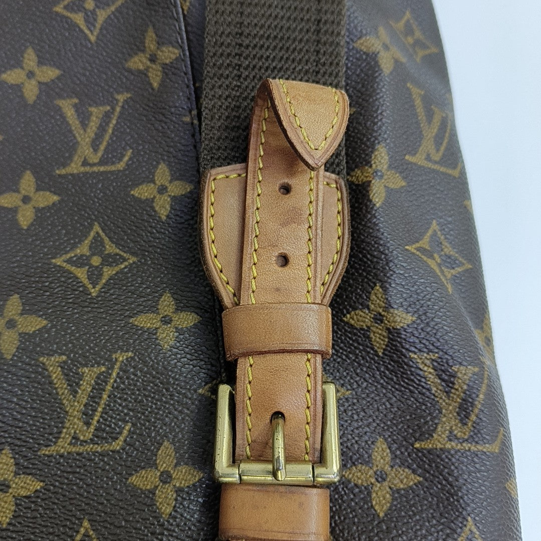 MONTSOURIS GM Monogram Coated Canvas Brown