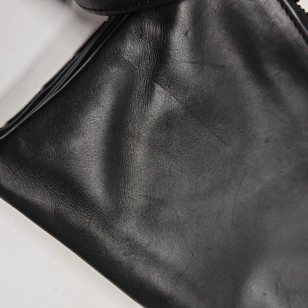 Calfskin Shoulder Bag Black