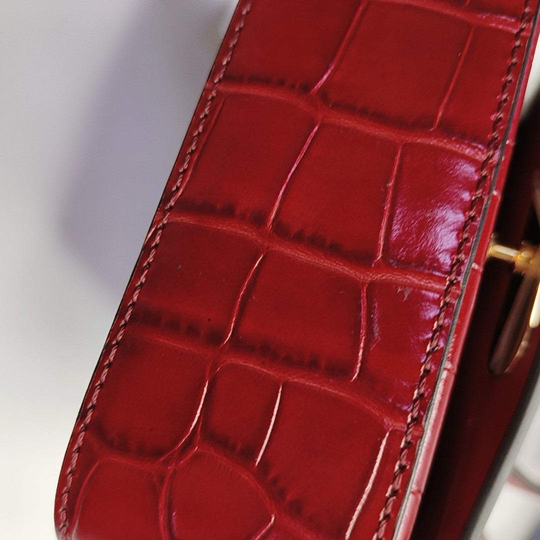 Chloé C Mini Calfskin Red