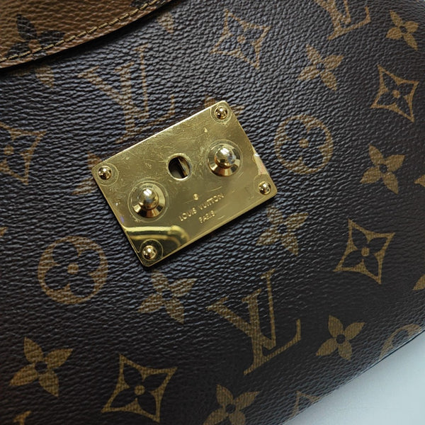 TWINNY Monogram Coated Canvas Brown