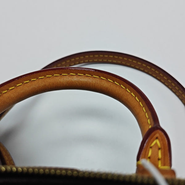 TURENNE Nano Monogram Coated Canvas Brown