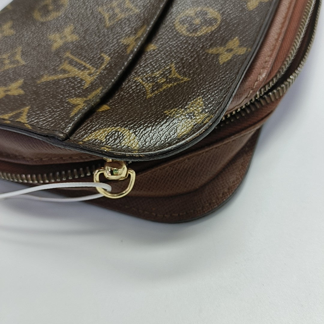 SAC BANDOULIERE Monogram Coated Canvas Brown