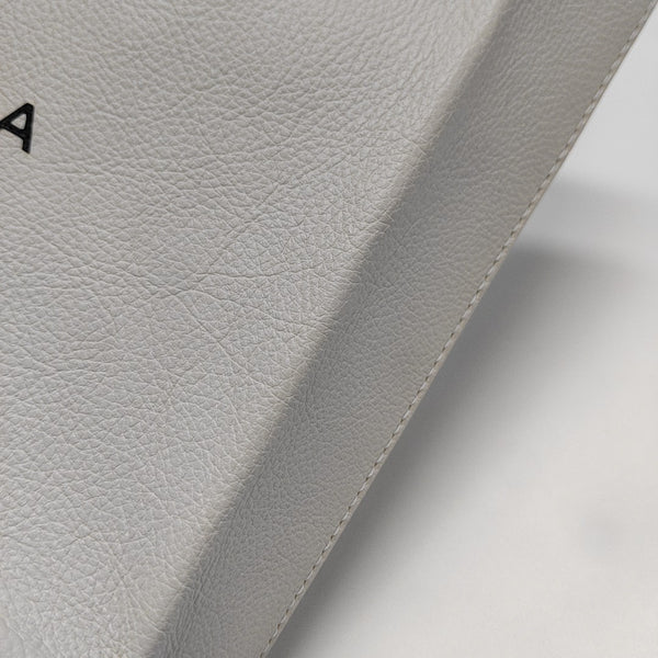 Shopping Bag Calfskin White