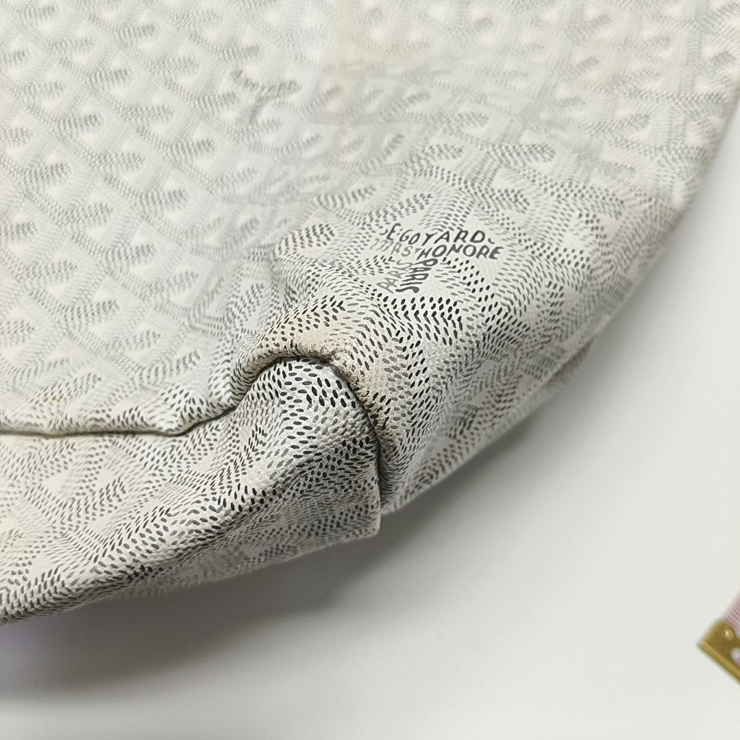 Saint Louis PM Coated Canvas White