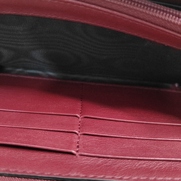 Monogram Calfskin Wallet Red