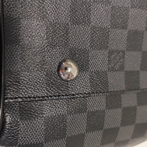 ROADSTER Damier Graphite Coated Canvas Gray