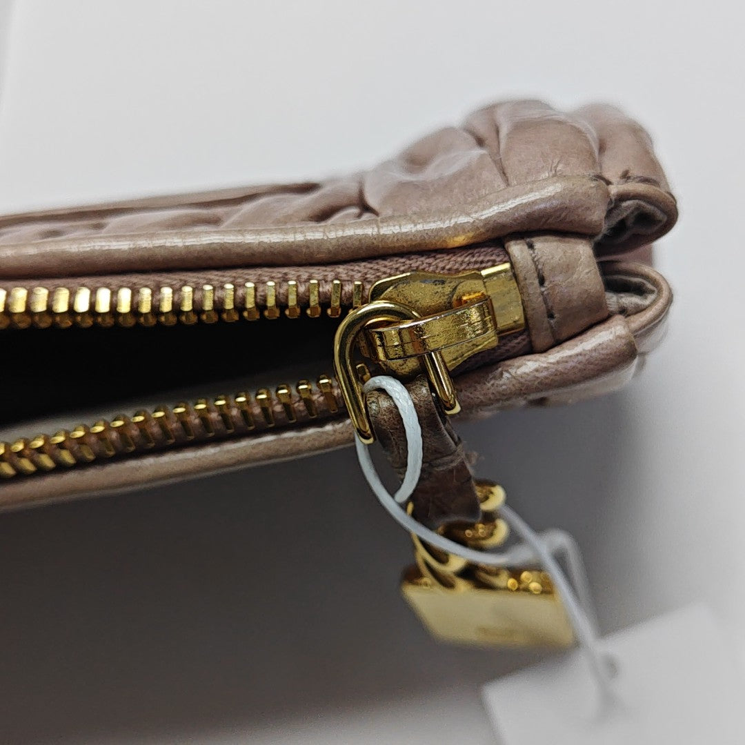 Matelassé Quilted Calfskin Pink