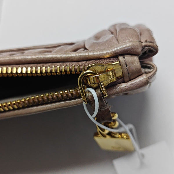 Matelassé Quilted Calfskin Pink
