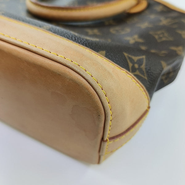 LOCKIT PM Monogram Coated Canvas Brown