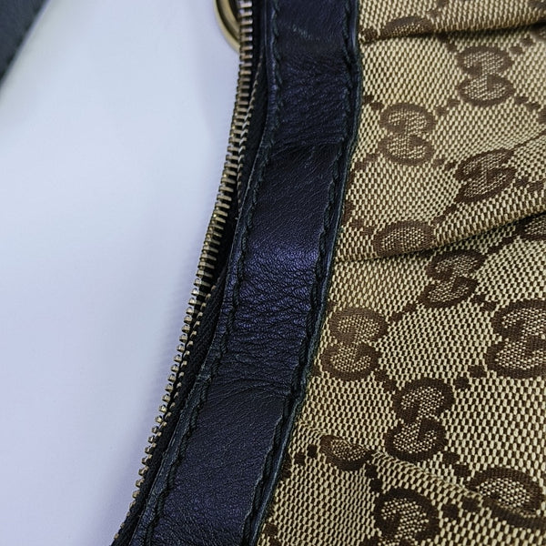 Monogram Canvas Top Handle Bag Brown