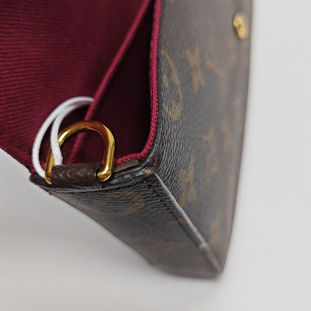 FÉLICIE Monogram Coated Canvas Brown