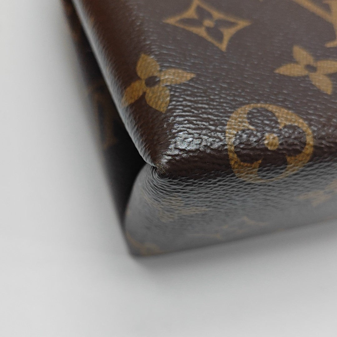LOCKY BB Monogram Coated Canvas Brown