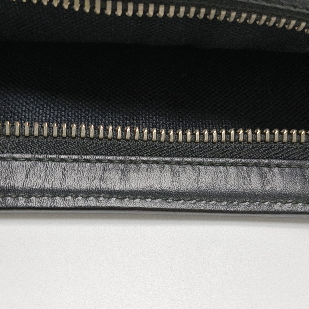 GG Supreme Monogram Coated Canvas Gray