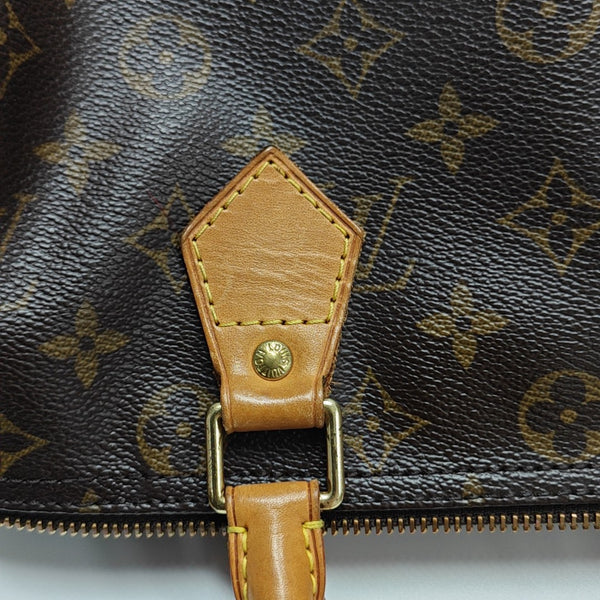 SPEEDY 30 Monogram Coated Canvas Brown