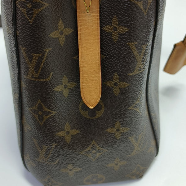 MONTAIGNE BB Monogram Coated Canvas Brown