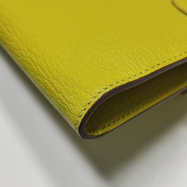 Kelly 19 Chèvre Mysore Yellow Wallet
